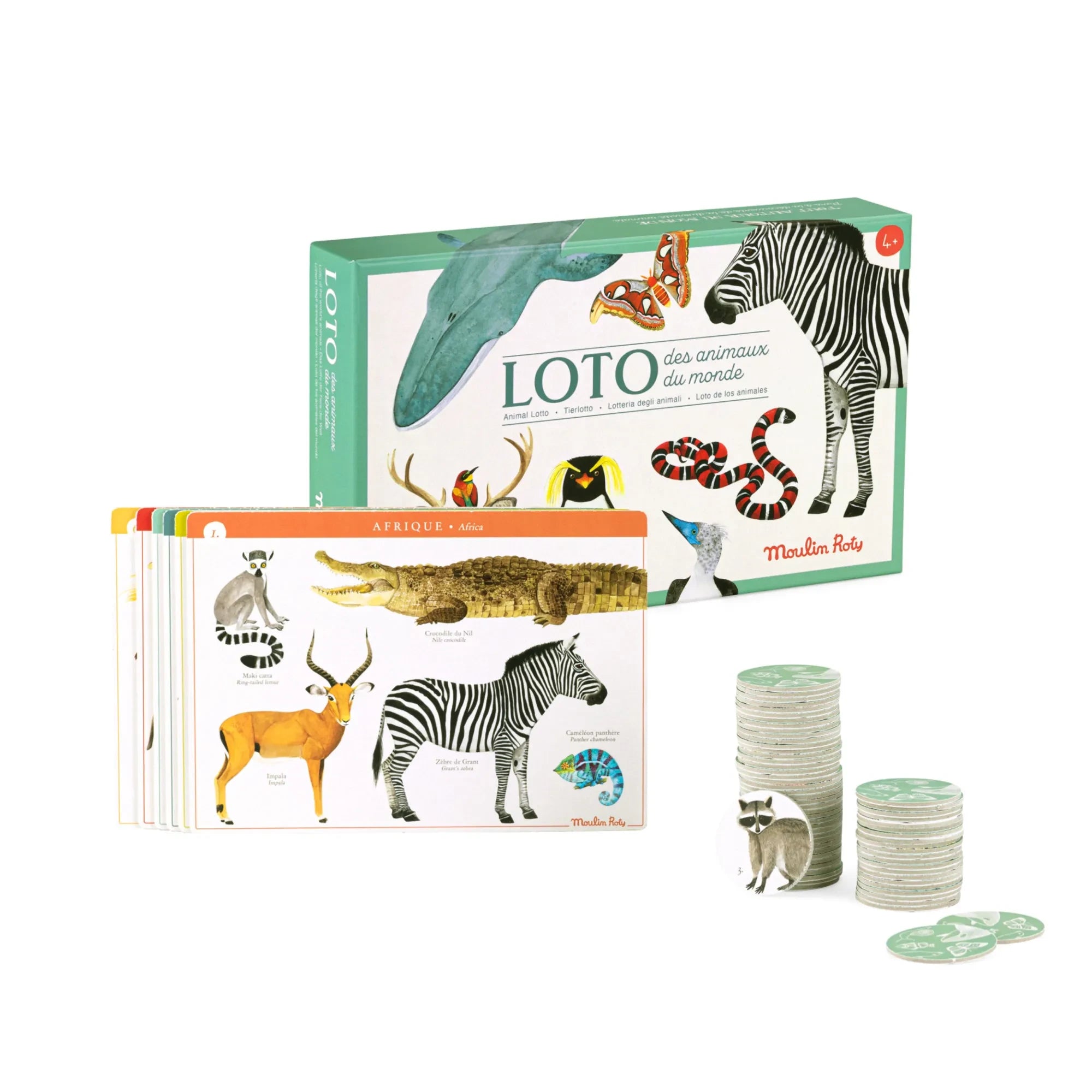 Moulin Roty - Bingo de animales
