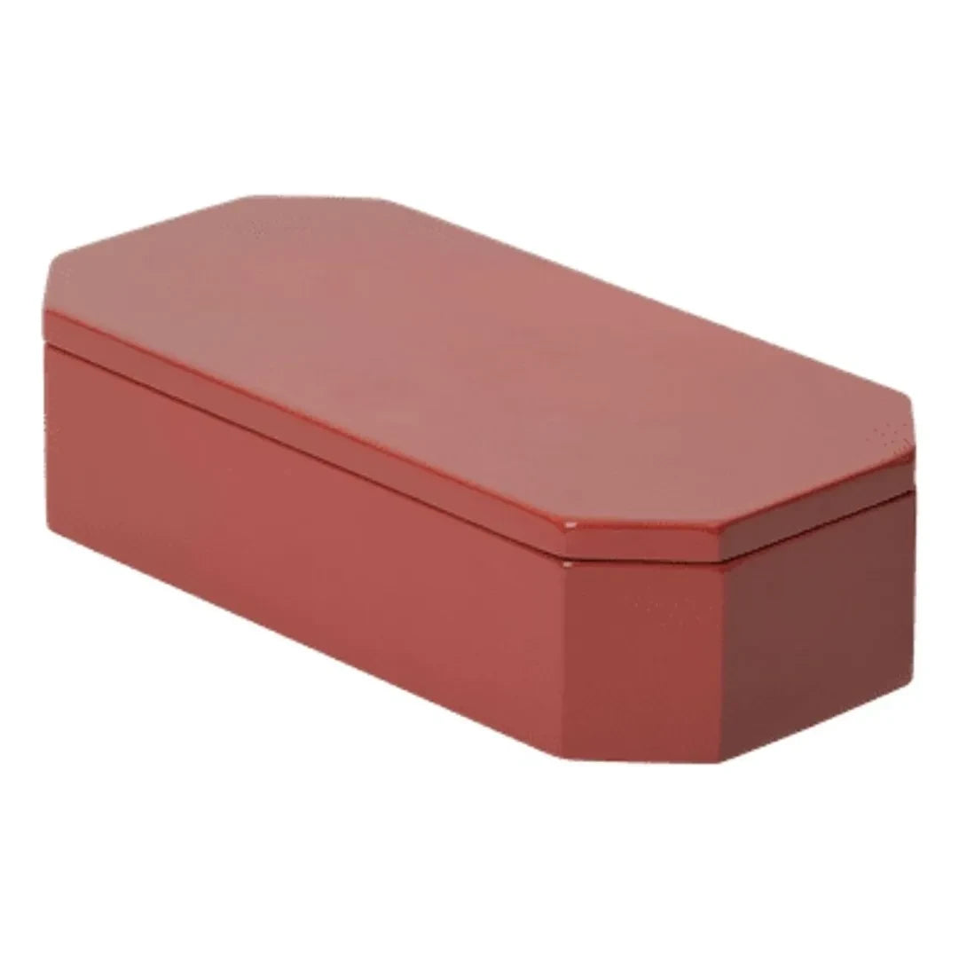 Ferm Living - Caja de bambú FSC Nova | Roja