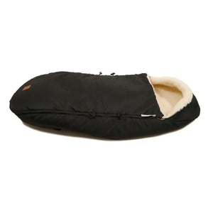Kaiser - Saco de piel de oveja prémium para pies | Negro