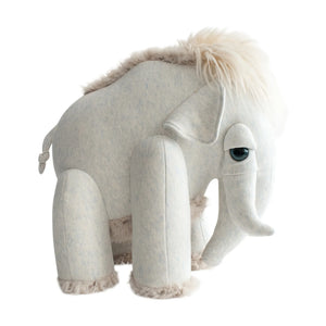 Bigstuffed - Bigstuffed x Smallable Peluche Mamut Dev - 45 cm | Gris claro