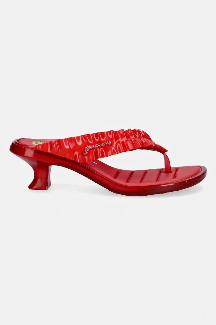 Melissa Mujer THONG KITTEN HEEL + GANNI AD Chanclas