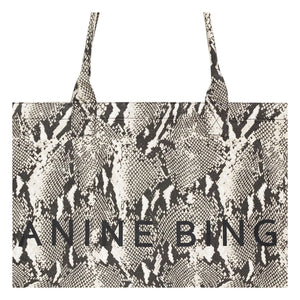 Anine Bing - Bolso tote Léo Python | Gris