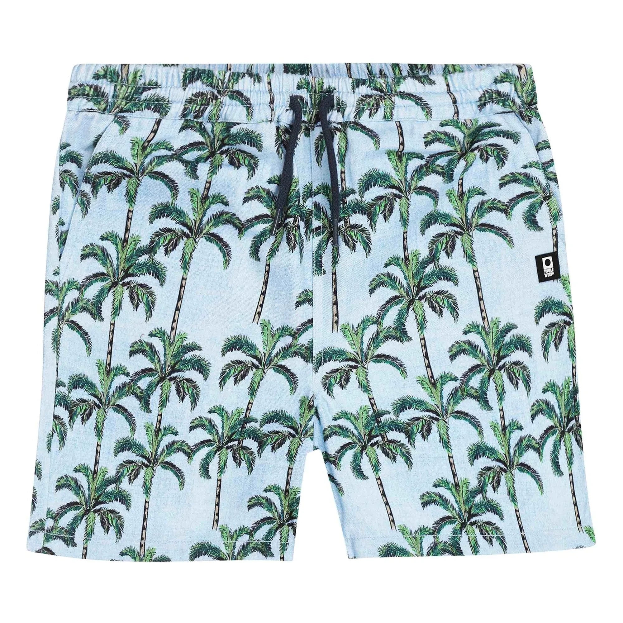 Tumble N'Dry - Pantalón corto Melanesia Palm | Azul claro