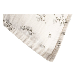 garbo&friends - Funda de almohada de muselina de algodón Bluebell | Crema