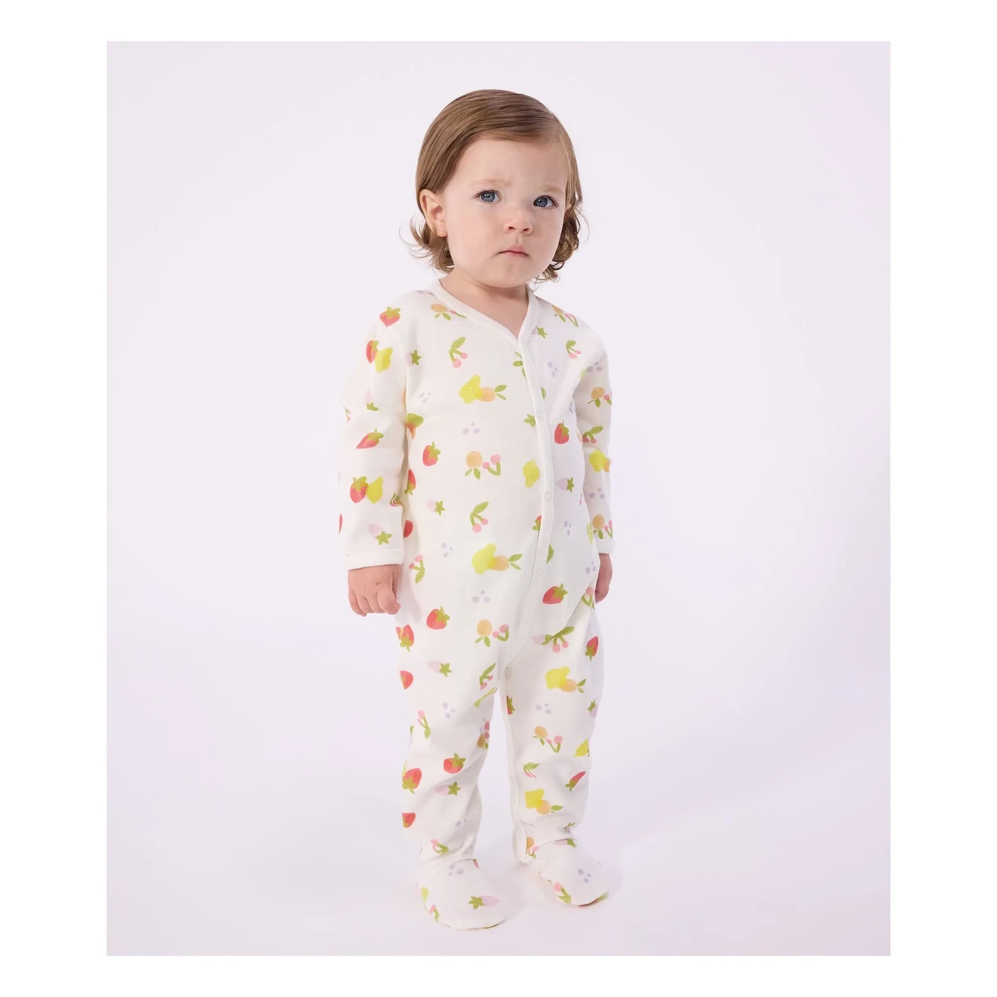 Petit Bateau - Pijama Fruits | Crudo