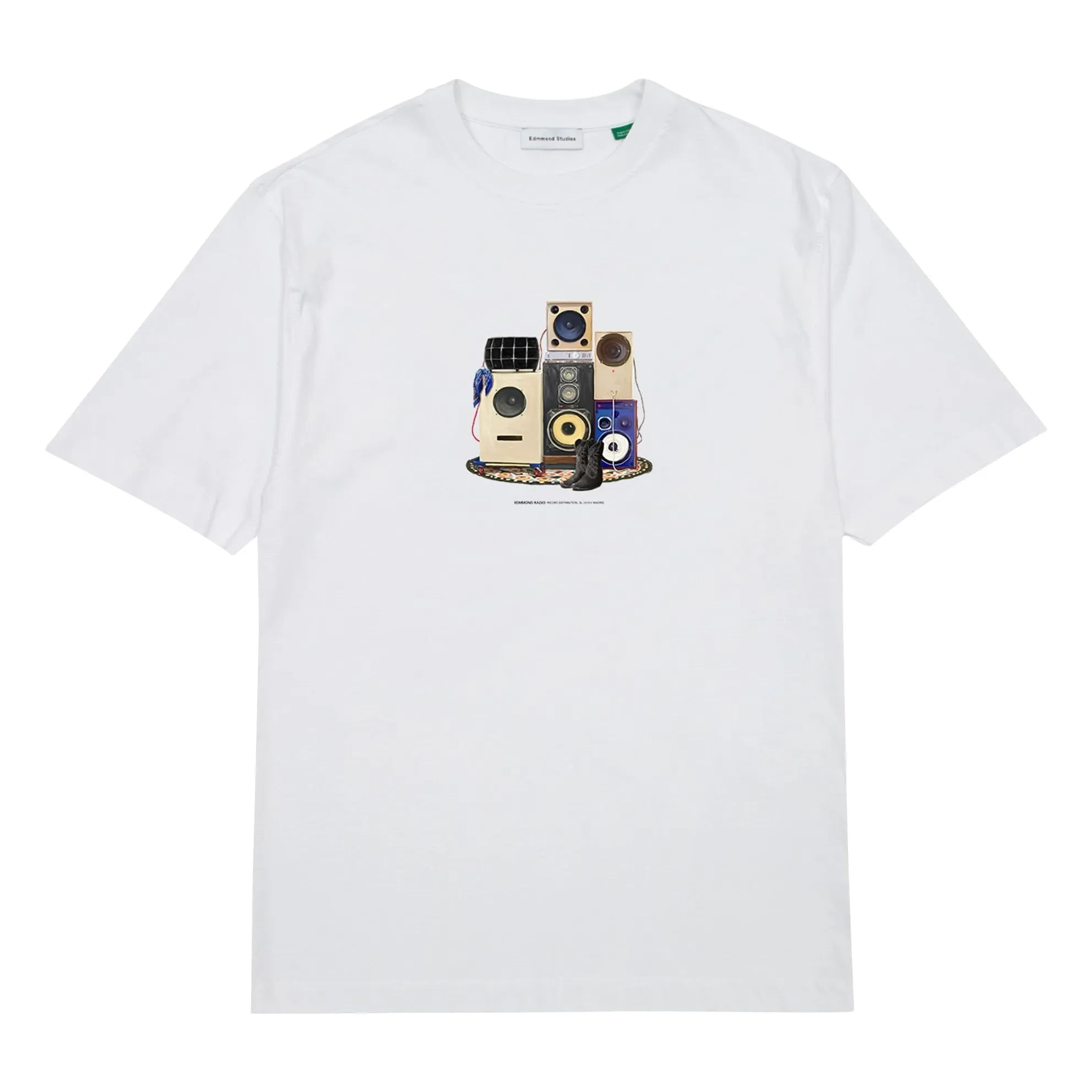Edmmond Studios - Camiseta Coton Sound System | Blanca