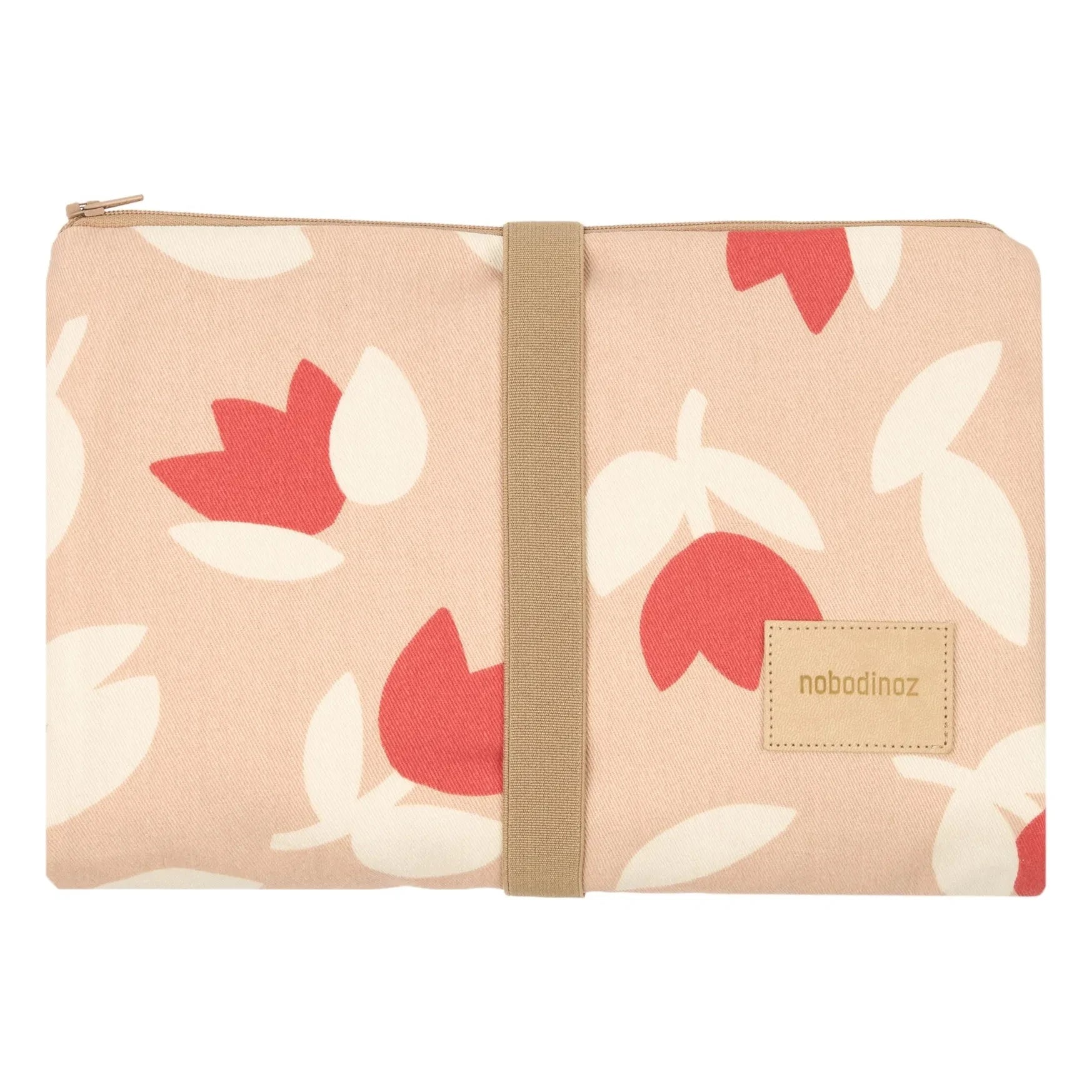 Nobodinoz - Cambiador de viaje Hyde Park Tulip | Rojo