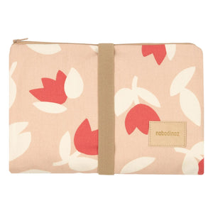 Nobodinoz - Cambiador de viaje Hyde Park Tulip | Rojo