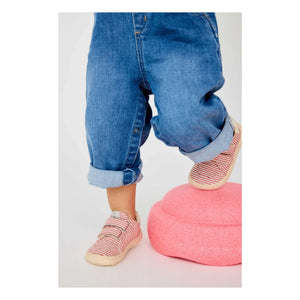 bisgaard - Zapatillas con estampado de rayas | Rojo