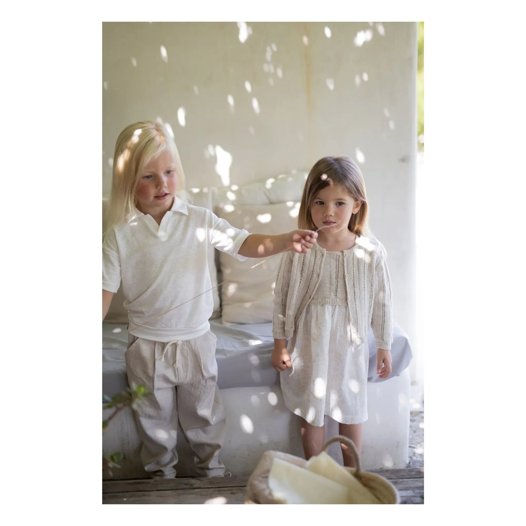 1+ in the family - Cárdigan Xelida Lino | Beige