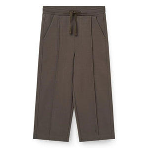 Copenhagen Colors - Pantalón elástico de algodón orgánico | Marrón oscuro
