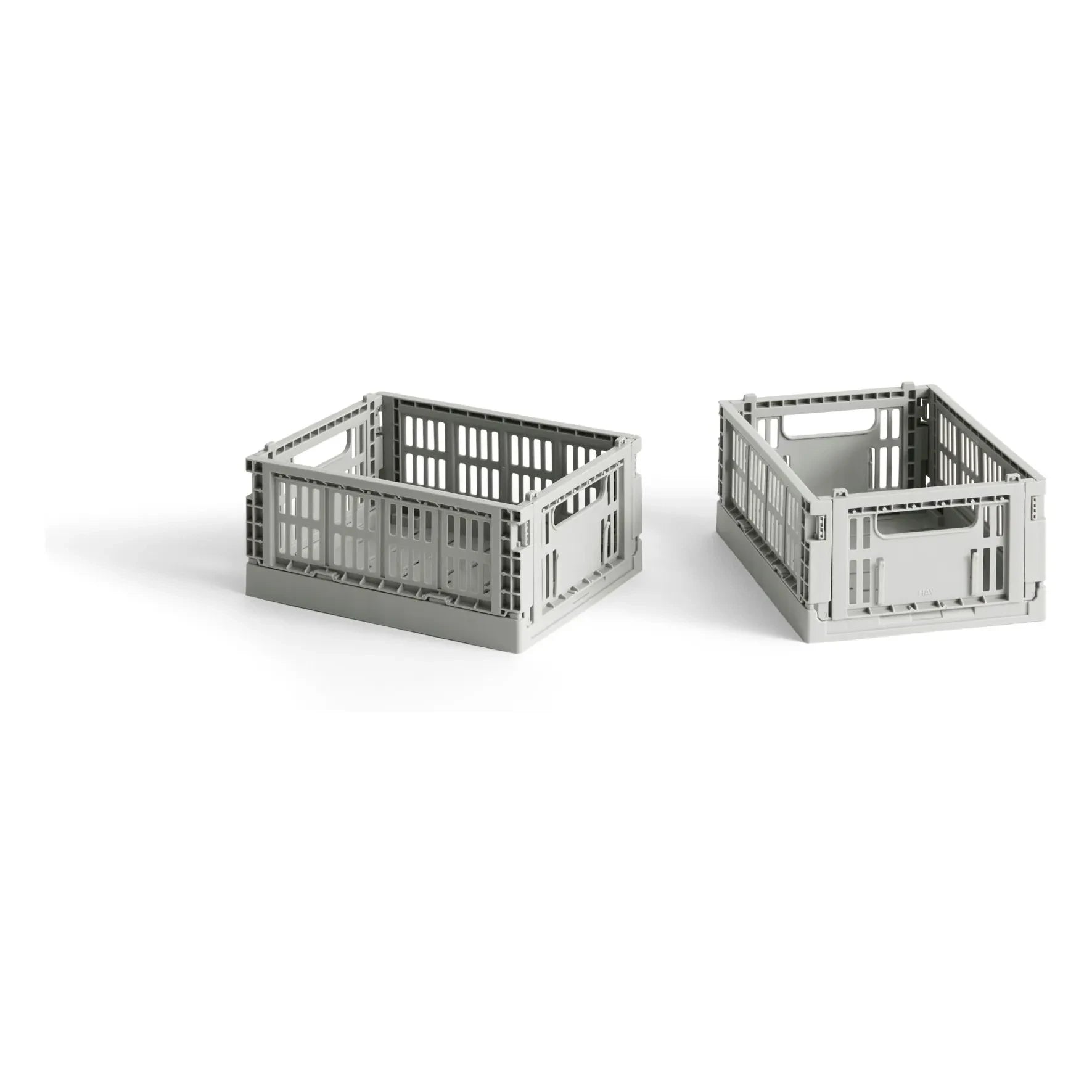 Hay - Cestas plegables - Set de 2 | Gris claro
