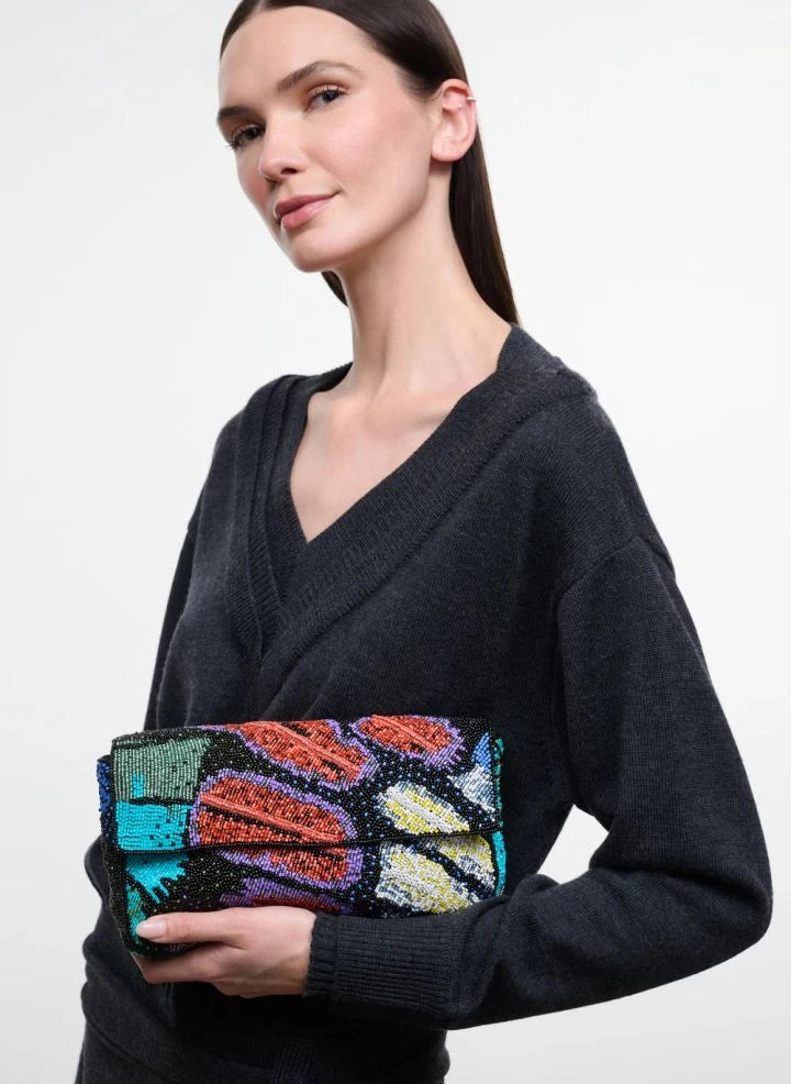 Staud - Bolsa Convertible Timmy | Azul Oscuro