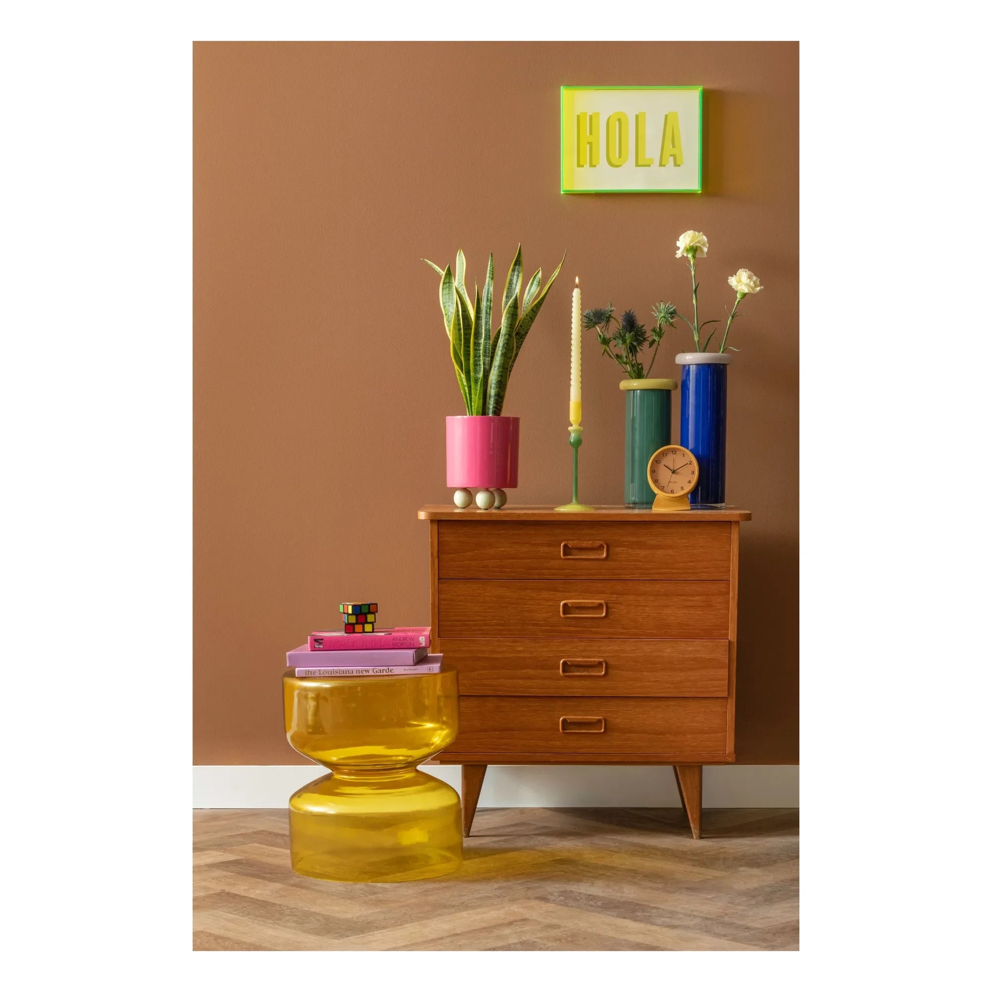 Present Time - Macetero Double Funky | Rosa
