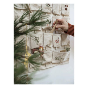 Fabelab - Yule Greens Organik Pamuk Nakışlı Advent Takvimi