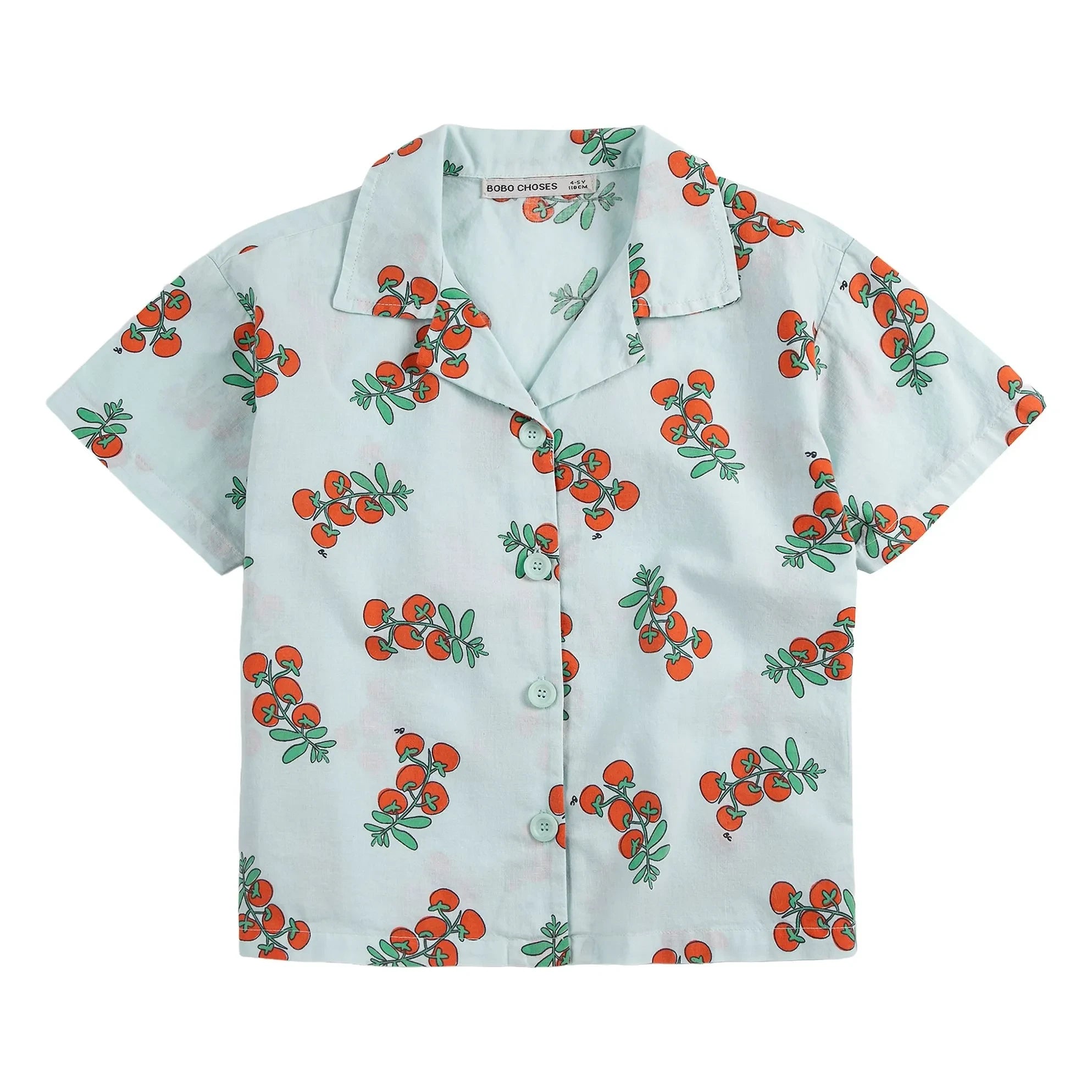 Bobo Choses - Camiseta Tomate de Algodón Orgánico | Azul claro