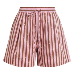 Essentiel Antwerp - Shorts de rayas Jeeuw | Rosa