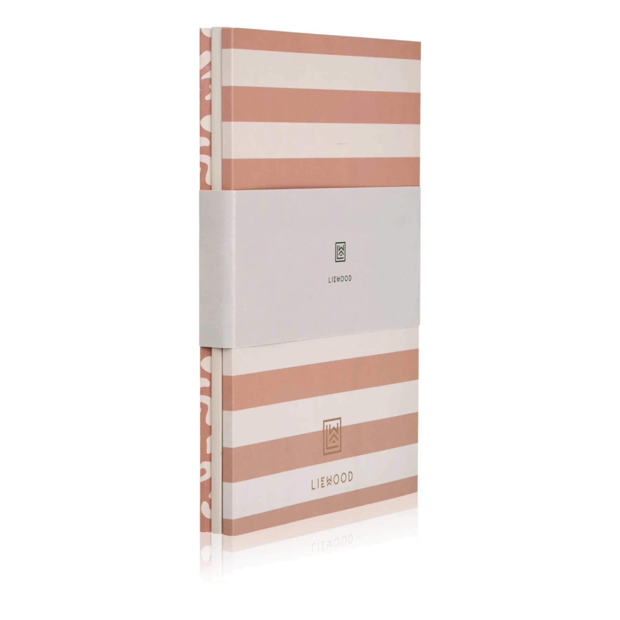 Liewood - Cuadernos A5 Sidney - Pack de 3 | Mezcla melocotón/Leo