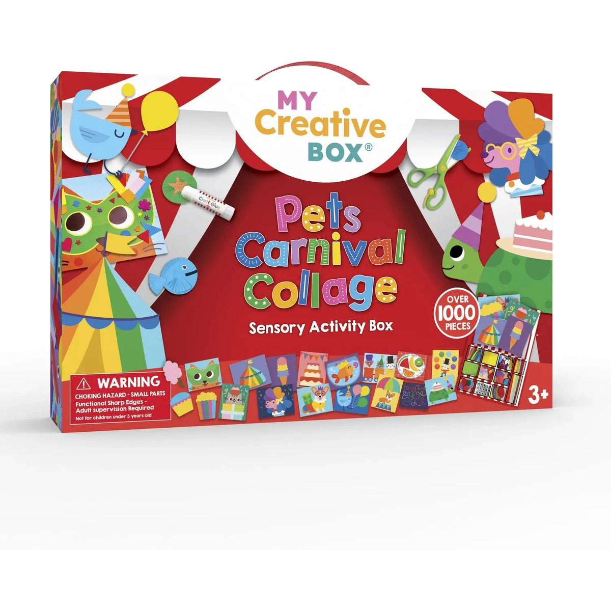 My Creative Box - Kit de collage creativo - Carnaval de animales