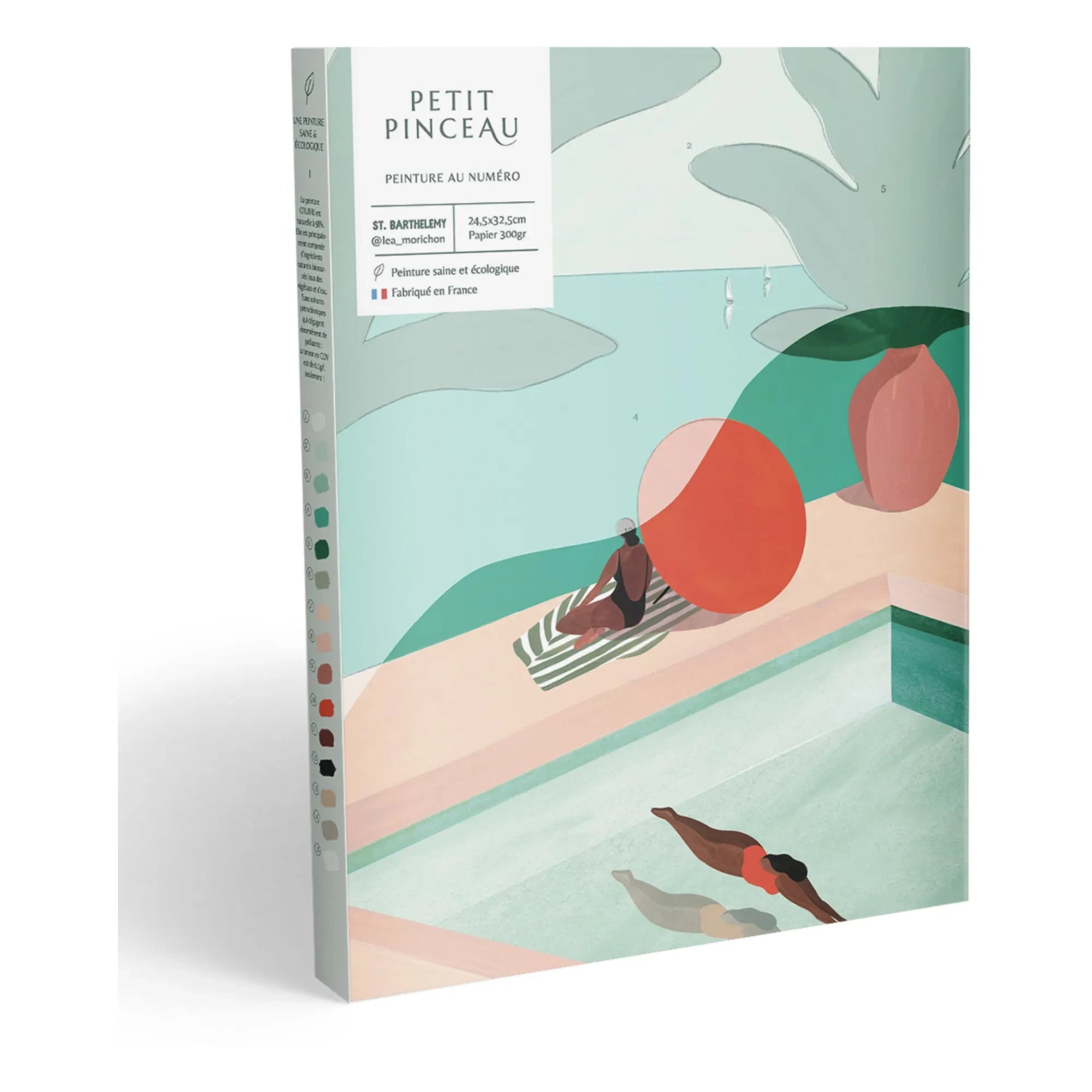 La Petite Épicerie - Kit de pintura por números - Saint Barthélémy por Léa Morichon