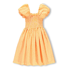 Molo - Vestido Vichy Cherisla | Naranja