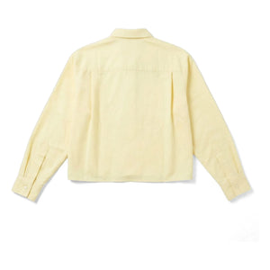Smallable Woman - Camisa corta de color amarillo pálido