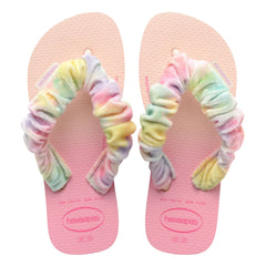 Havaianas - Chanclas de dedo con plumas para bebé | Rosa