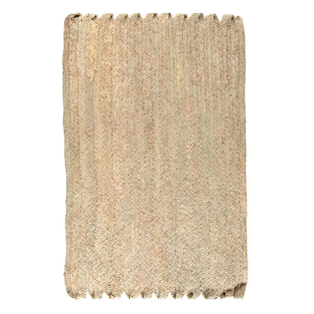 Cosydar - Alfombra rectangular de hoja de palma - 120 x 80 cm