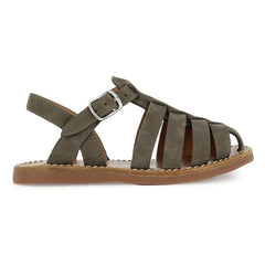 Pom d'Api - Sandalias Beach-Stitch Dad Nubuck | Caqui