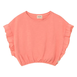 Cozmo - Camiseta Iris con Volantes | Rosa