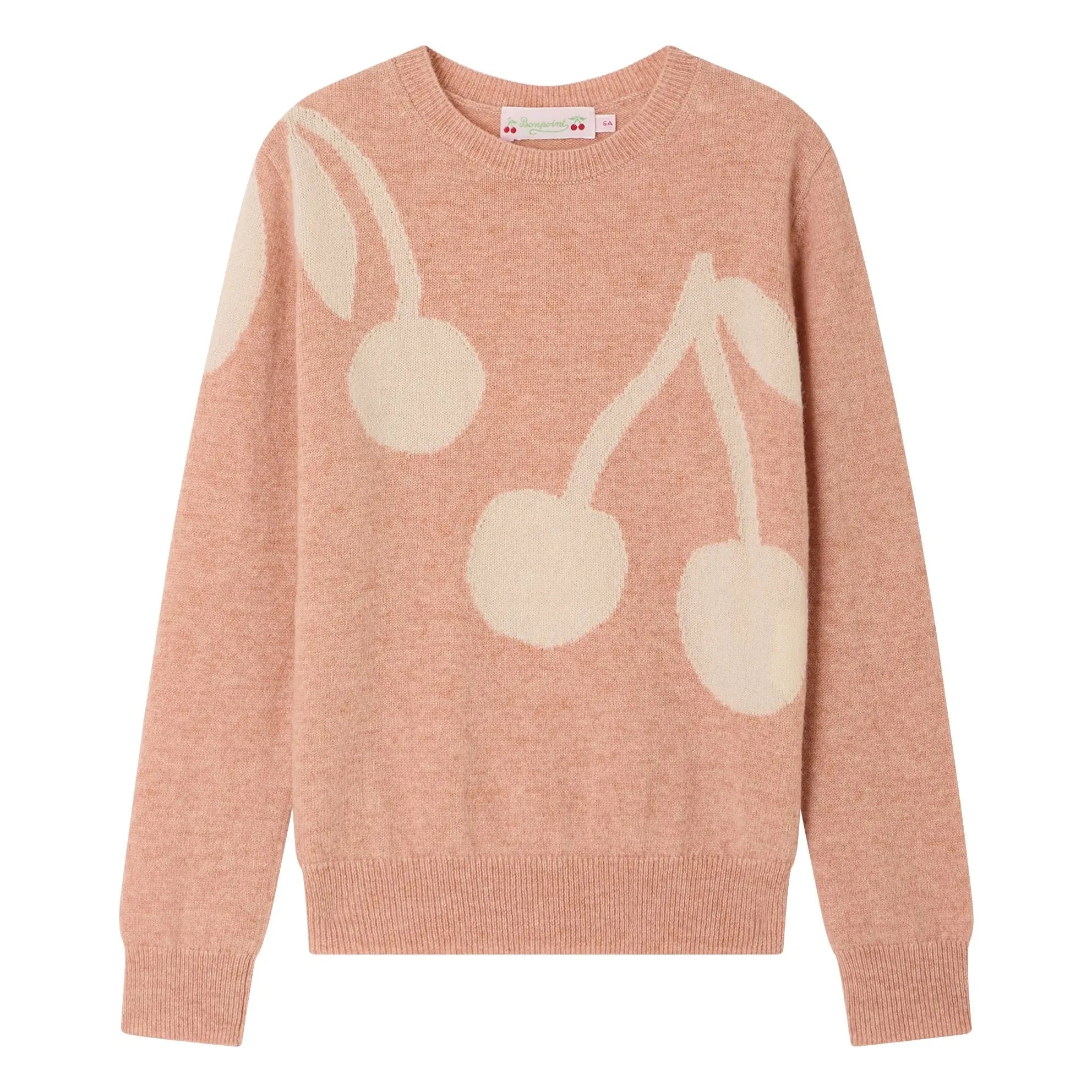 Bonpoint - Jersey de cachemir Margaux cereza | Rosa