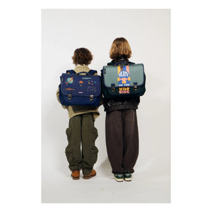 Caramel & Cie - Bolso Pixel Art | Azul marino