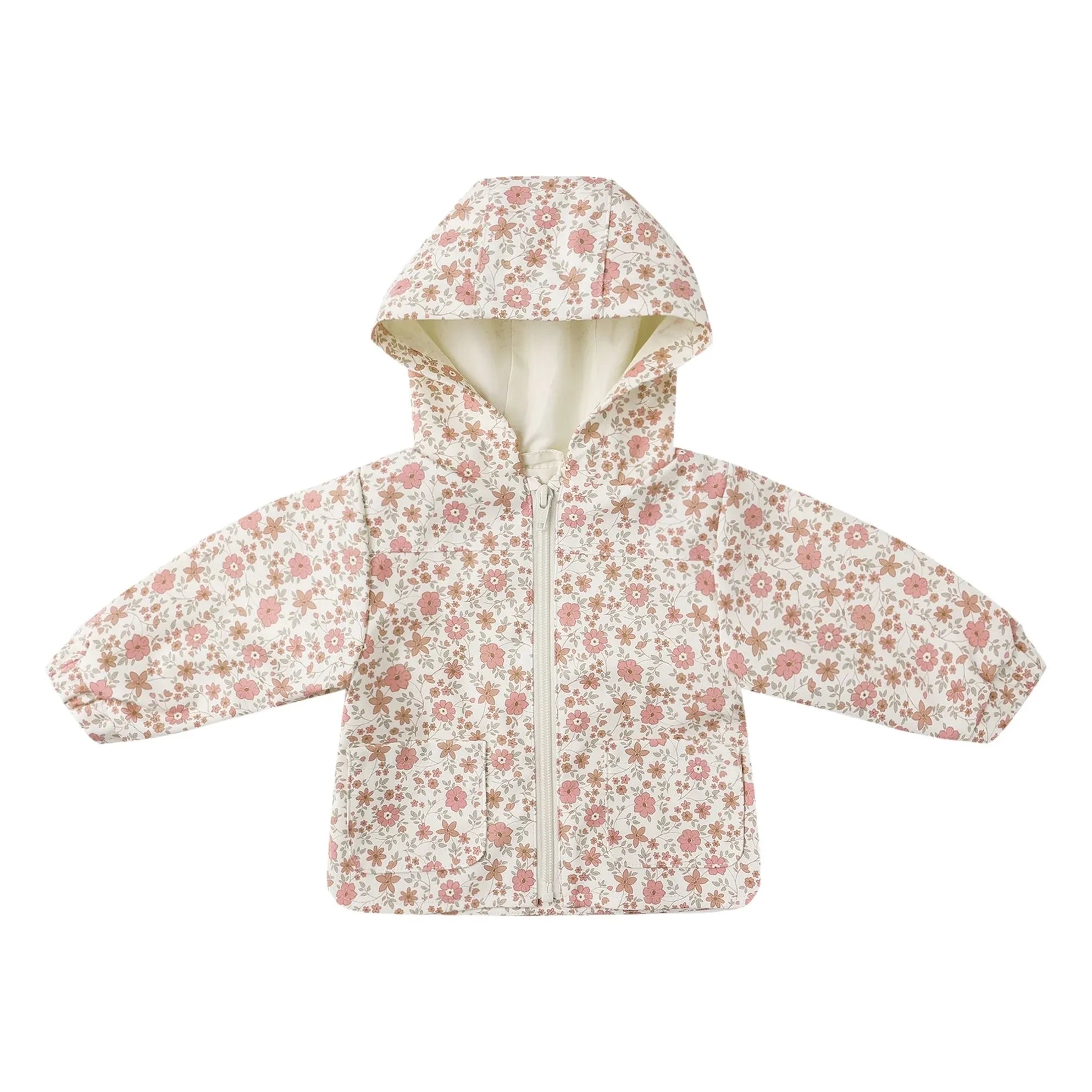 Quincy Mae - Peto con estampado floral de fibra reciclada | Marfil