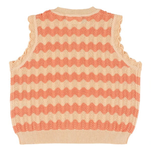 Morley - Xelmo Wave Top de ganchillo | Naranja