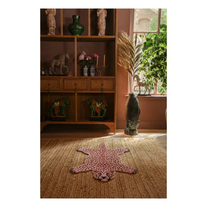 Doing Goods - Alfombra leopardo | Rosa