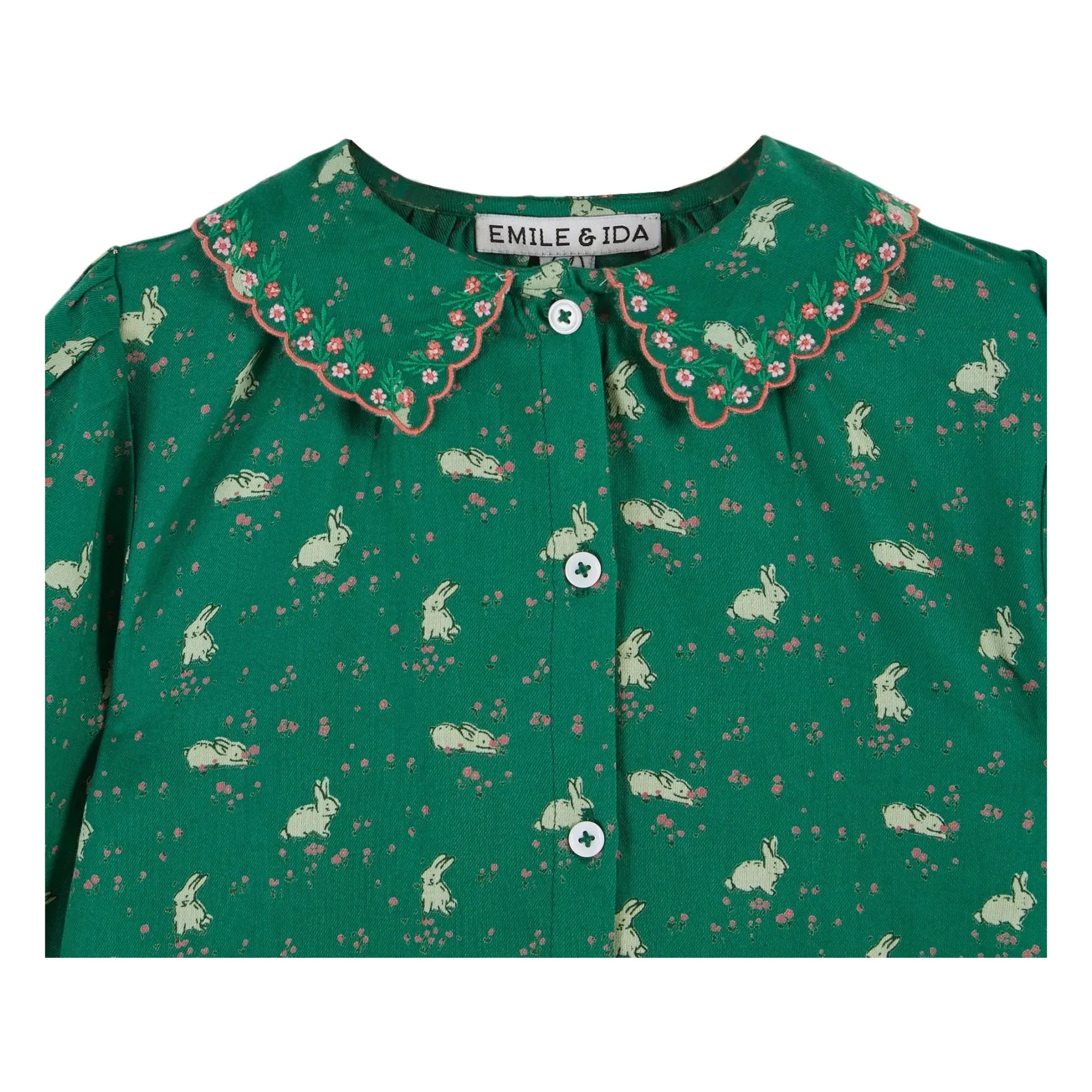 Emile et Ida - Blusa Lapinou | Verde