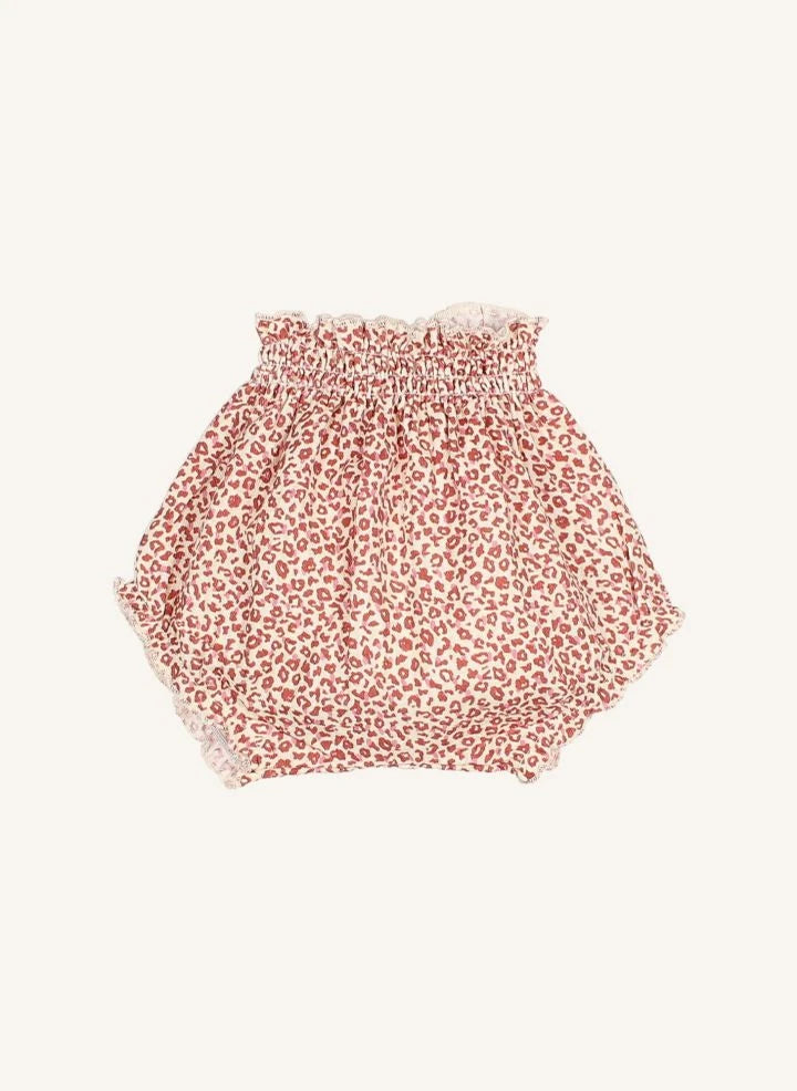 Búho - Falda-short vaporosa | Burdeos