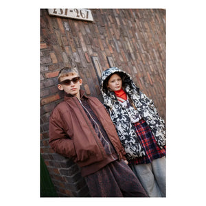 Repose AMS - Chaqueta Bomber de Fibra Reciclada | Marrón