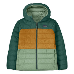 Patagonia - Abrigo de plumas reversible de fibra reciclada | Verde pálido