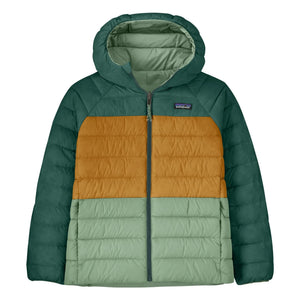 Patagonia - Abrigo de plumas reversible de fibra reciclada | Verde pálido