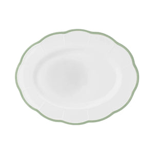 Bitossi - Plato de presentación Petalo | Agua verde