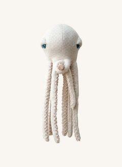 Bigstuffed - Pulpo de peluche albino de 60 cm | Blanco