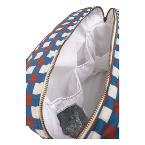 Bolso cambiador de bebé Nobodinoz Hyde Park Mozaik | Azul
