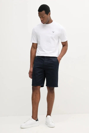 Bermudas Chino Barbour de Sarga Lavada