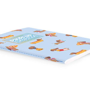 Legami - Resimli Sert Kapaklı Çizgili A6 Defter - Köpek