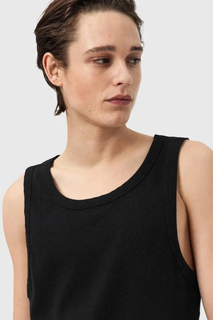 AllSaints Camiseta sin mangas de algodón AXEL para hombre