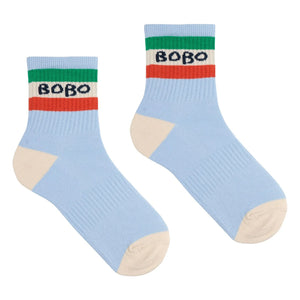 Bobo Choses - Set de 2 Calcetines de Algodón Orgánico | Azul Claro