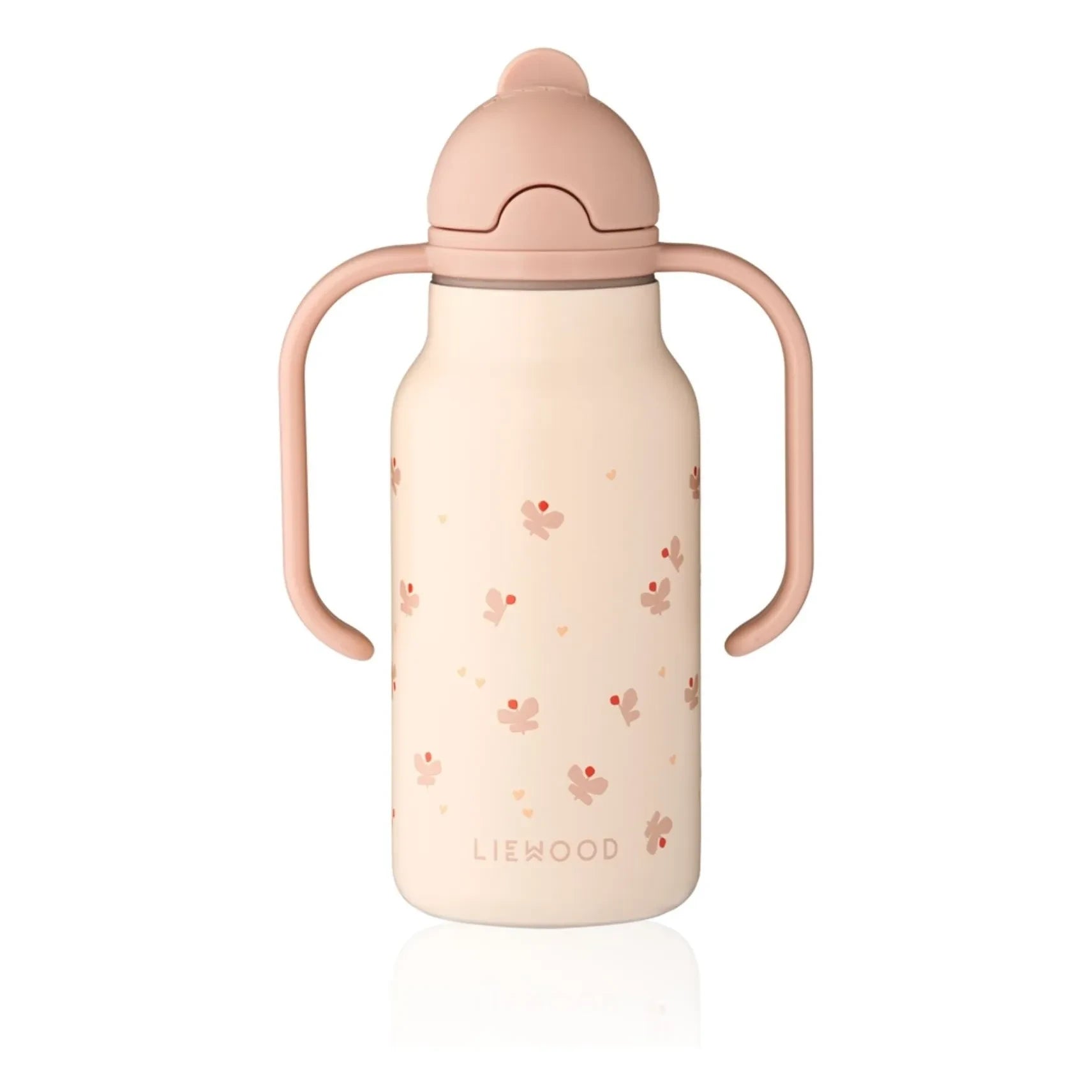 Liewood - Botella de agua de acero inoxidable Kimmie - 250 ml | Mini mariposa/flor de manzano