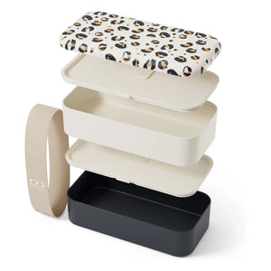 Monbento - Fiambrera Original de 2 Compartimentos | Leopardo