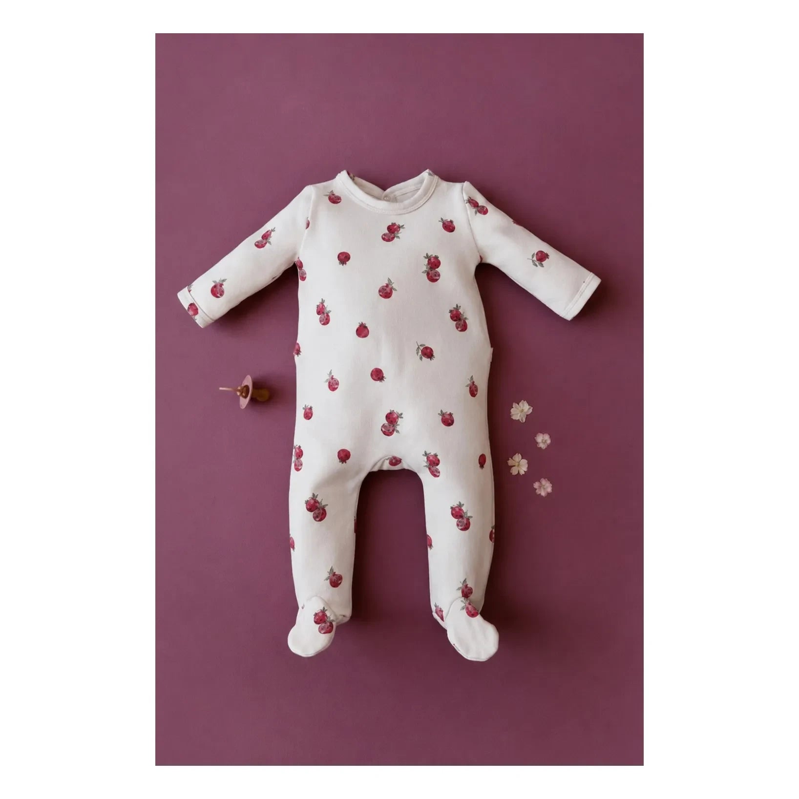 Studio Bohème - Chubby Grenades Pijama de algodón orgánico | Ecru